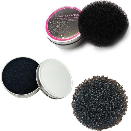 Multi-function Makeup Brush Cleaning Sponge Makeup Brush Eye Shadow Brush Dry Cleaning Sponge Adsorption Cleaning Sponge