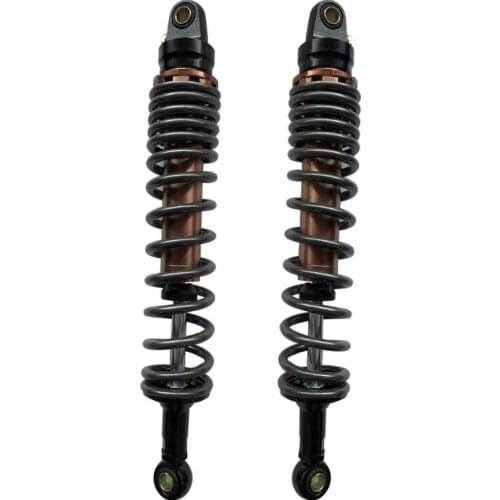 New RFY 1pair spring 8MM 400mm Motorcycle shock absorber for HONDA YMAHA SUZUKI Kawasaki ATV Titanium
