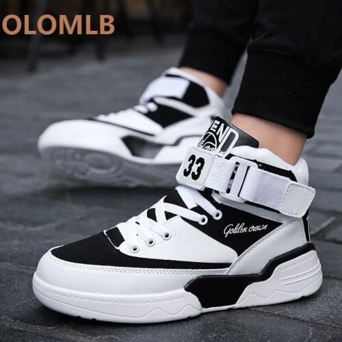 NEW Men Shoes High Top Casual Flat Lace-up Boots Male Sneakers Skateboard Sneakers running Travel shoes student teens