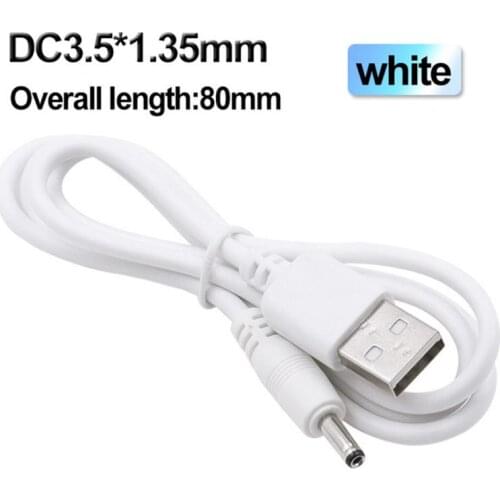 New Power Adapter Connector DC Plug USB To DC Female To Universal Male 3.5*1.35mm For USB Lamp, USB Fan, Cartoon Clock, Radiator