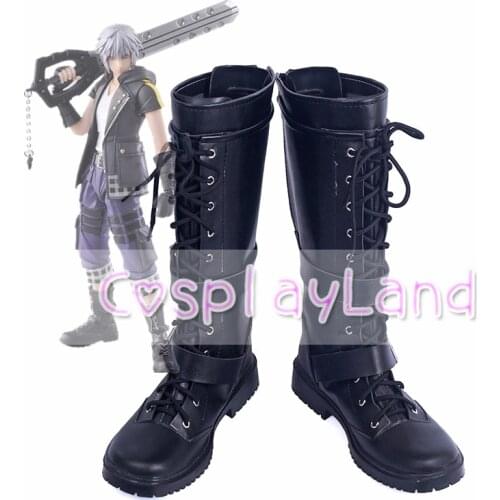 Kingdom Hearts 3 Bring Arts Riku Cosplay Boots Shoes for Adult Men Shoes Costume Accessories Custom Made