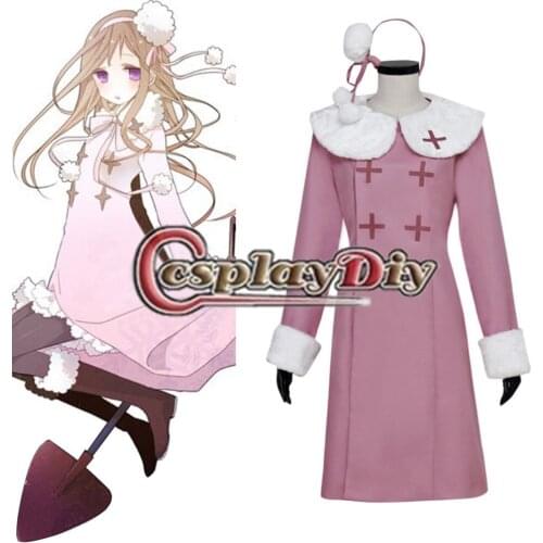 Axis Powers Hetailia Hetalia Russia Pink Dress Coat Adult Womens Winter Trench Coat Cosplay Costume Custom Made