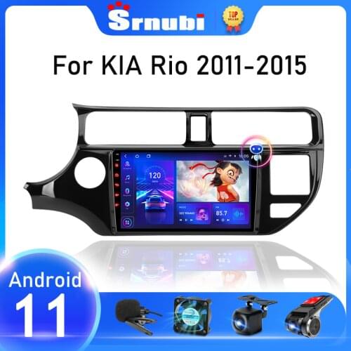 Android 10.0 2 Din 4G+Wifi 4G+64G Car Radio For KIA RIO 2011- 2015 Multimedia Video Navigation GPS Player Split Screen Car play