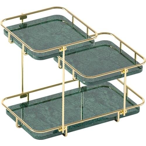 Toilet rack marble wash table table table corner wall corner multi-layer storage rack