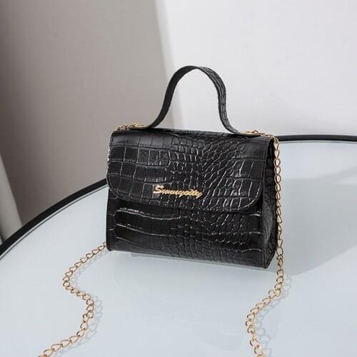 Fashion Women Shoulder Bag Stone Pattern Leisure Crossbody Bags Retro Chain Hasp Handbag Designer Messenger Borse Da Donna