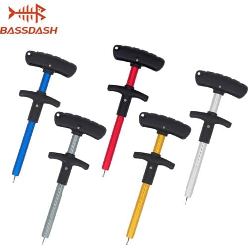 Portable Fishing Hook Remover 17.3cm/6.8in Aluminum Hook Disgorger 5 Colors Available