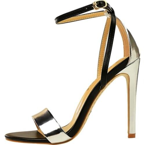 Womens Net Red Sexy High Heels The Paragraph 2019 Summer Fashion Wild Fine With A Word Buckle With Open Toe Sandals