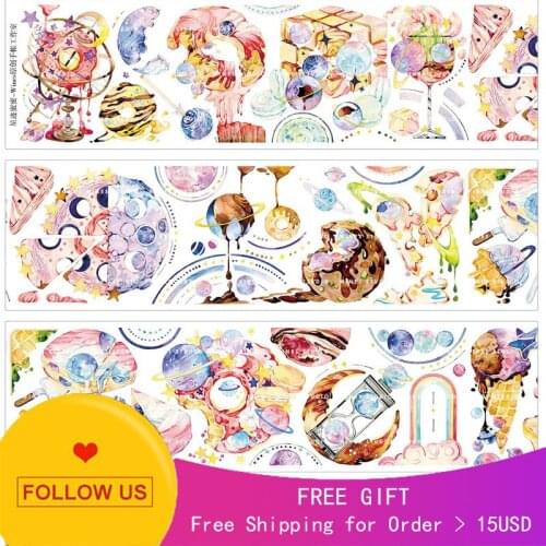 1 Loop Sweet Doughnut Food Washi Tape Sample