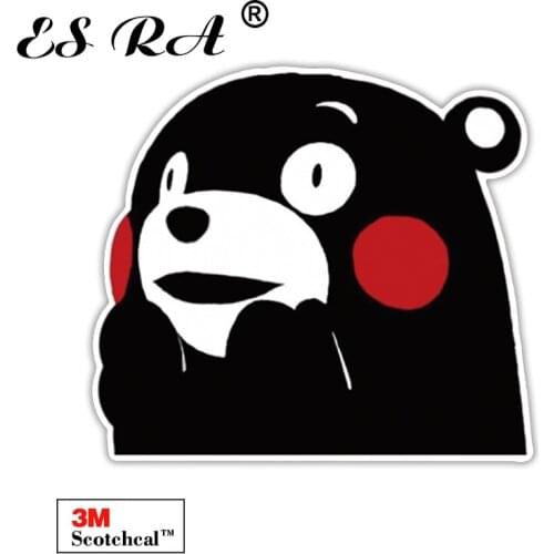 1 Piece Cute Bear Decals Laptop Stickers Kawaii Kumamon Pegatinas Viny Waterproof for Skateboard Pitcher Bottle Luggage Notebook