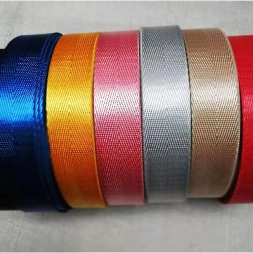 12 Yards Green Yellow High Quality Nylon Webbing Band Herringbone Pattern Lace Tape Ribbon DIY Bag Strap Sewing Belt Accessories