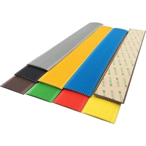 2021 Anti-slip Strips Self-adhesive Kindergarten Stairs PVC Rubber Strips Edge Trims Step Stickers Anti-slip Rubber Floor Strip