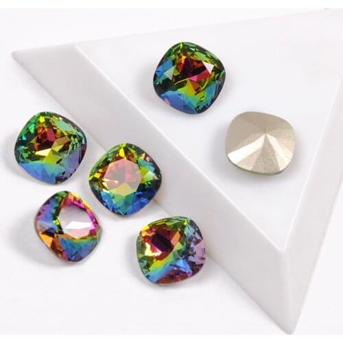 CTPA3bl 4470 High Quality Strass VM Color Cushion Cut Shape Fancy Rhinestones Pouplar Crystal Stone For 3D Nail Art Decorations
