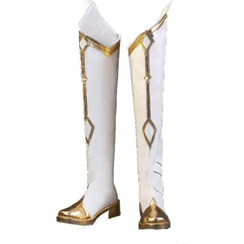 Hot Game Genshin Impact Lumine Cosplay Shoes Halloween Carnival Cosplay Party Props Accessories Game Fans Gift