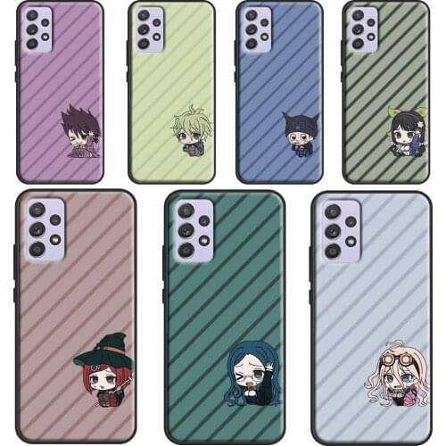 Danganronpa Cartoon Chibi Fundas For Samsung A51 A71 A41 A31 A11 A21S A12 A32 A42 A52 A72 A02 A10 A20 S A50 A70 Case