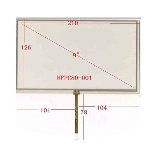 HFPC80-001 New 9 Inch Touch Screen 210*126 mm 16:9 standard touch screen