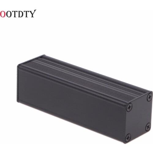 New DIY Extruded Electronic Project Aluminum Enclosure Case Black 80x25x25mm Junction Box
