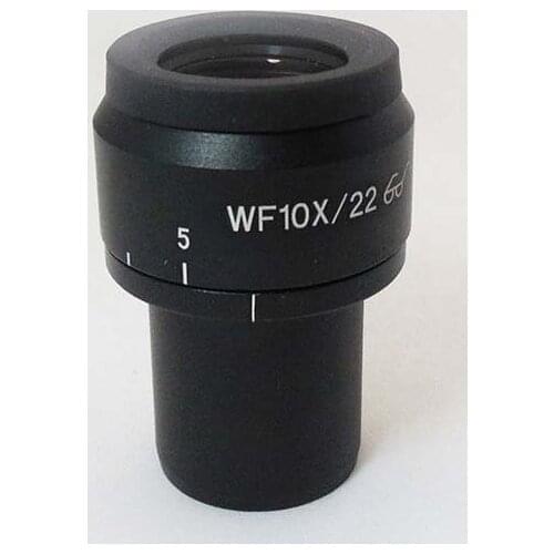Piece of 10x Wide Field Microscope Eyepiece High Eye Point for 30.5mm Stereo Microscope Mounting Size