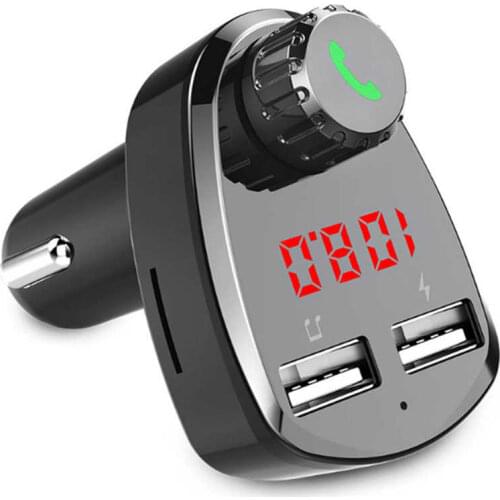 G13 Portable Car MP3 Music Player Bluetooth FM Transmitter Hands Free Calls Auto Accessory