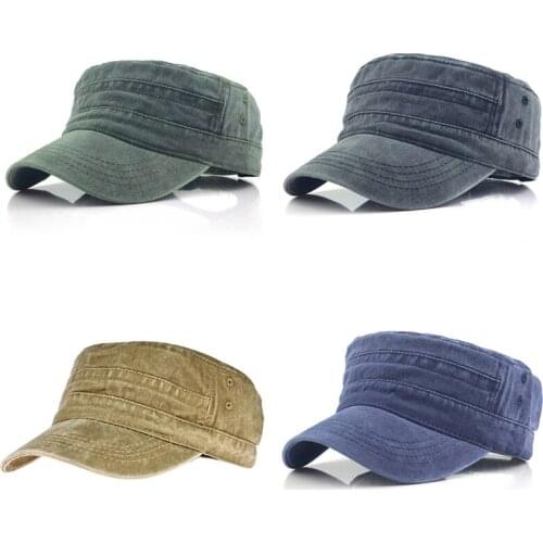 Ummer Mesh Outdoor Sport Quick Drying Military Caps Men Breathable Cadet Army Cap Flat Top Hat Cycling Running Cap Baseball Cap