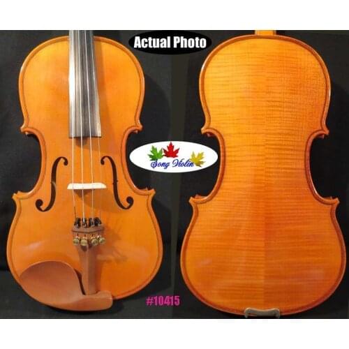 Strad style hand carved SONG Brand violin 3/4,huge and resonant sound #10415