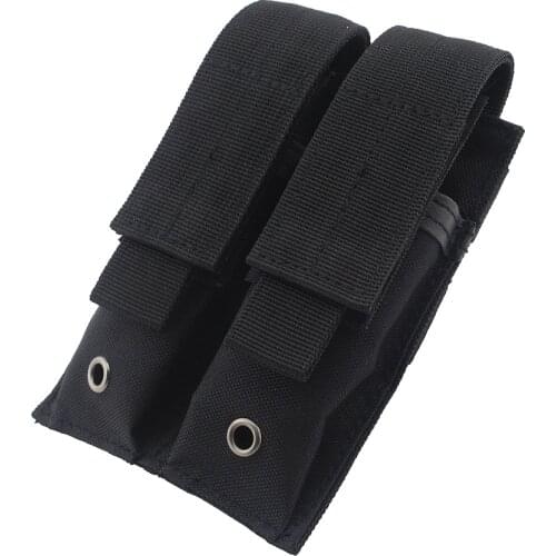 Tactical Molle Double Magazine Pouch Pistol Mag Pouch Outdoor Hunting for USUG 30 Round