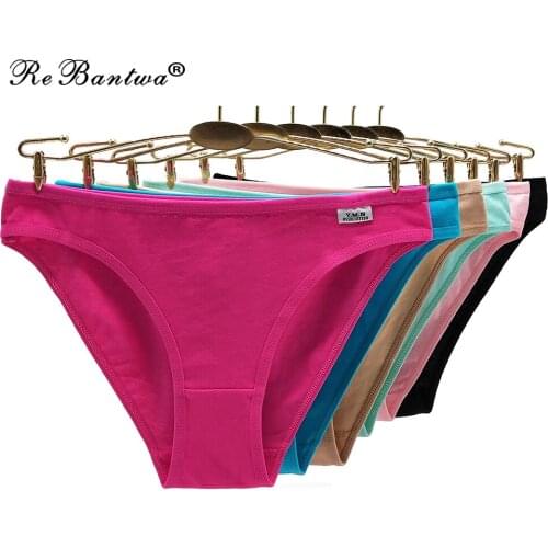10 Pcs Cotton Panties Women Comfortable Underwears Sexy Low-Rise Calcinha Female Lingerie Solid Color Ladies Briefs Femme Panty