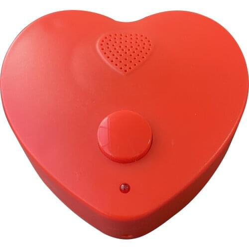 Heart Shape USB Multiple Function Sound Recorder Music Voice Box for Create Voice Recording Gifts