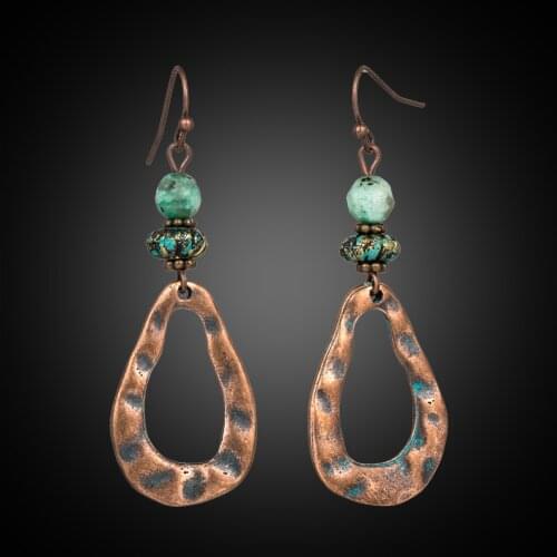 Vintage Bohemian Boho Ethnic Antique Drop Earrings for Women 2018 Fashion Jewelry Accessories Earrings Female brincos