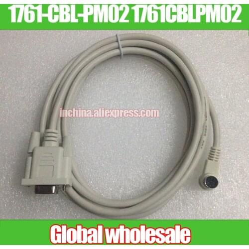 Free Shipping 1pcs 1761-CBL-PM02 1761CBLPM02 90 degree / AB MicroLogix 1000/1200/1500 Series PLC programming cable