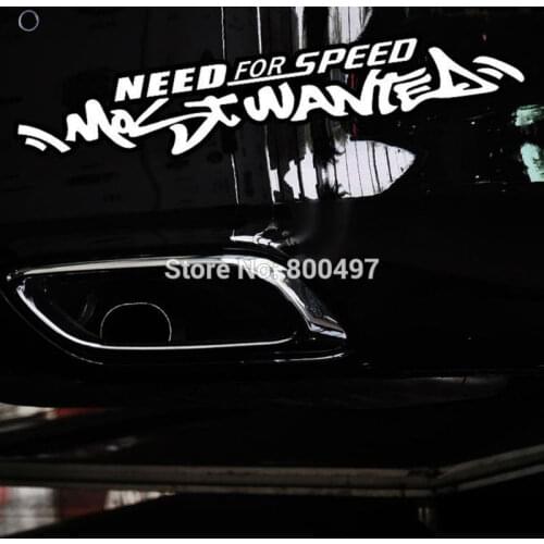 10 x Newest Creative Need For Speed Most Wanted Sticker Car Decoration Decals for Volkswagen BMW Benz Opel Peugeot Renault