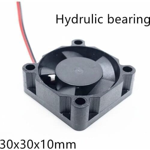 10pcs NEW 3d printer fan 3010 30MM 30*30*10MM 3cm Graphics card fan Cooling fan 5V 12V 24V 0.1A with 2pin
