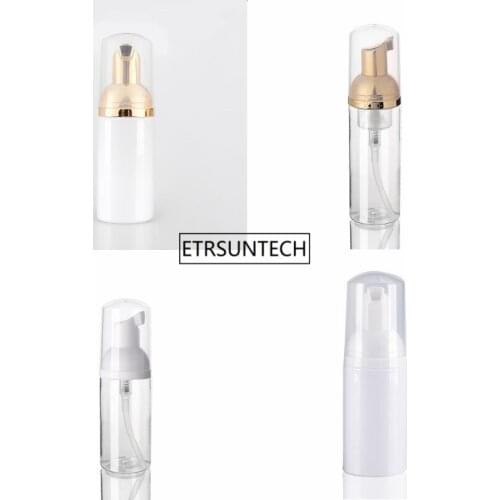 100pcs 30ml 50ml Empty PET Foam Pump Bottle Facial Scrub Cleanser Cream Shampoo Soap Dispenser Mousse Bottles F3071