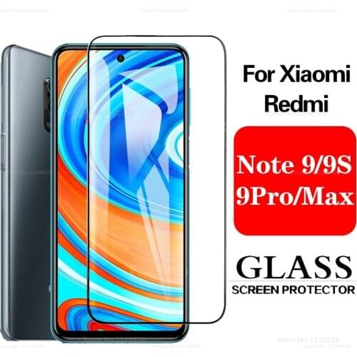 Tempered Glass For Xiaomi Redmi Note 9s 9 8 Pro Max 8T Screen Protector on Redmi Note 9S 9 S Pro 9pro Max Glass Film