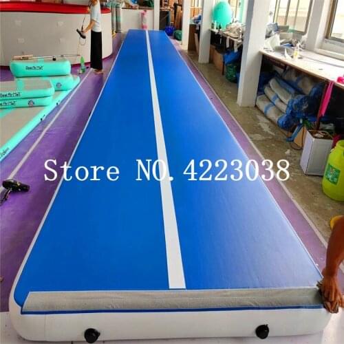 Free Shipping 10x2x0.2m Airtrack Inflatable Race Track Equipment Cheap Foldable Inflatable Air Tumble Track Air Mat On Sale