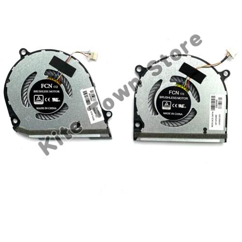 Laptop CPU GPU Cooling Fan for HP ENVY X360 15-DS 15-DR 15-DR0004TX 15-DR0006TX 15-DR0010TX L53542-001 L53541-001 DC5V 0.5A 4Pin