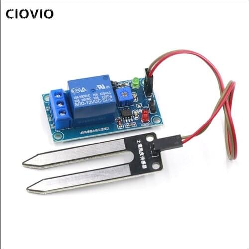 Soil Moisture Sensor 12V Relay Control Module DC 12V soil moisture sensor relay Automatic watering of humidity starting switch