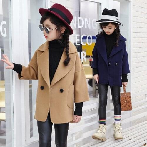 Children Windbreaker Baby Girl Kids Jackets For Girls Coat Fashion Button Clothing Casual Red Outerwear Jacket