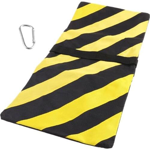 Dual Zipper Balance Sandbag Orange Black Stripes Photography Sand Bag for Tripod