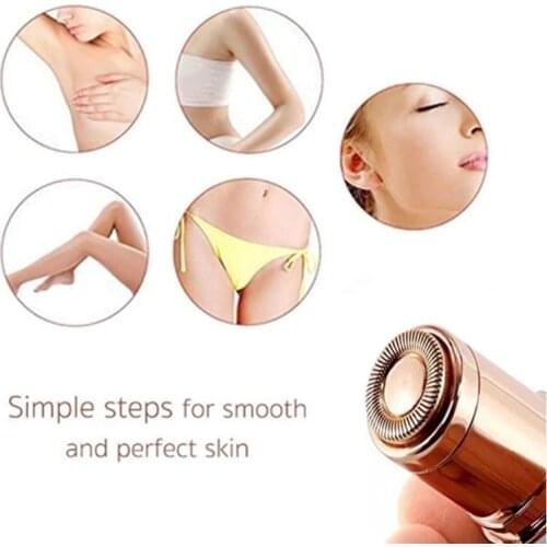 Electric Epilator Mini Painless Hair Removal Epilator For Women Face Lip Hair Body Facial Razor Makeup Party DIY Decoration