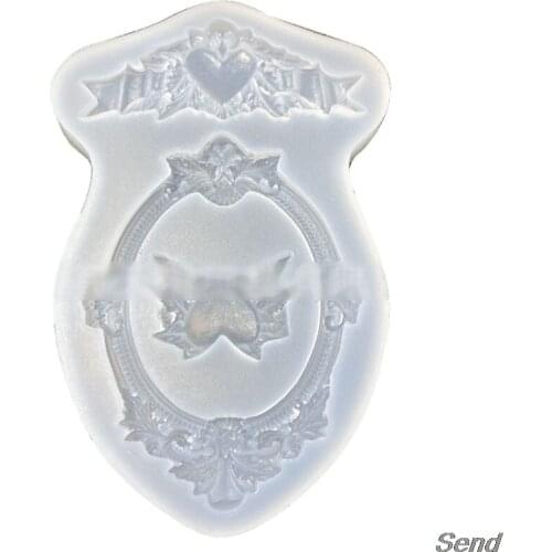 DIY Photo Frame Heart Pendant Molds Slilcone UV Resin Molds Jewelry Making Tools T4MD