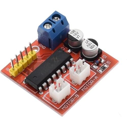 MH-DM25 2.5A Dual H-bridge brushed DC motor Drive Controller Board Module kit for Arduino smart car robot Low power consumption