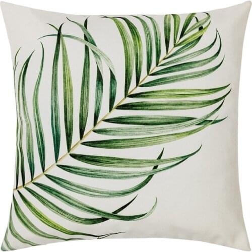 Green Plant Cushion Cover The Jungle Style Pillowcase Fashion Throw Pillow Decorative Pillows for Sofa Bed Car