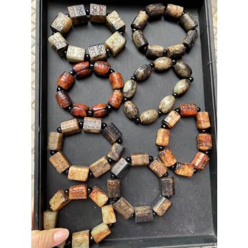 Wholesale Sale Classical Animal Cicada Insect Jade Beaded Bracelet Man Charm Chic Characteristic Fashion Miscellaneous Gift