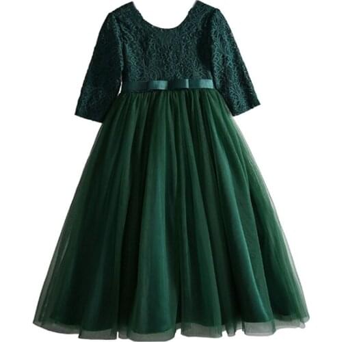 Girls dress princess dresses New Year Clothes for girls Show costume Party Wears kids clothing chilren Tutu Formal DRESS