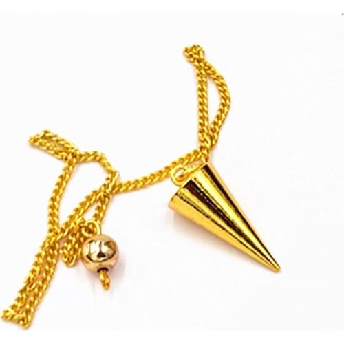 Pendulums for dowsing pyramid pendant metal cones pendulum clock is made of 100% copper Pendule Radiesthesia witch pendants