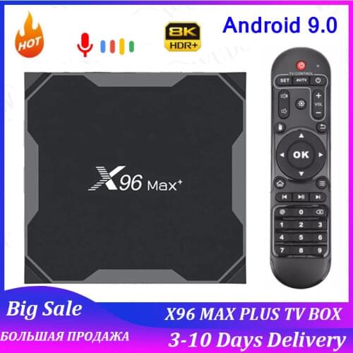 Android 9.0 X96 Max plus Smart TV Box Amlogic S905X3 4GB 32GB 64GB 8K 1080P 2.4G 5G Dual Wifi BT4.0 Set Top Certified Box X96Max