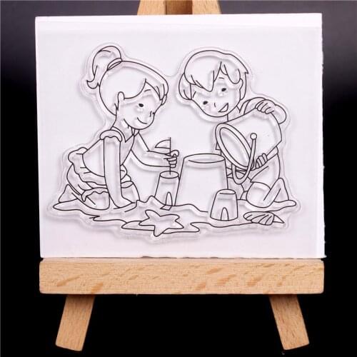Rubber Silicone Clear Stamps For Scrapbooking Tampons Transparents Seal Background Stamp Card Child Making Making Diy Boy Girl