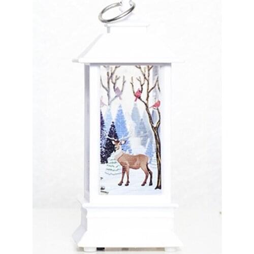 Christmas decorations Santa Claus plush pendant Christmas tree creative pendant doll Christmas decorationSmall White