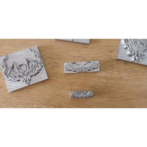 Hand-work unique design Angel wings pattern leather working tools carving punches stamp craft tools