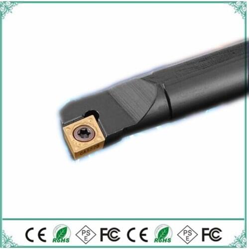 S12M-SCLCR06,95 degrees turning tool holder boring bar internal turning tools screw locked mini lathe tool holder for CCMT06